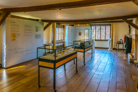 STRATFORD UPON AVON, UNITED KINGDOM, APRIL 8, 2017: Interior of the Hall's Croft in Stratford upon Avon, Englandのeditorial素材