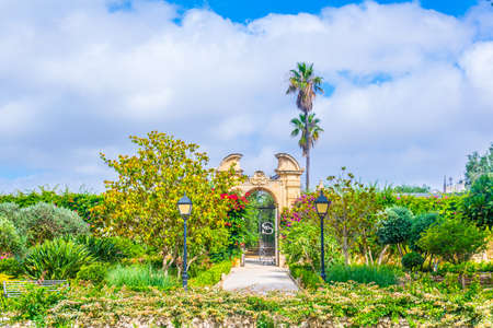 Gardens of Palazzo Parisio in Naxxar, Maltaのeditorial素材