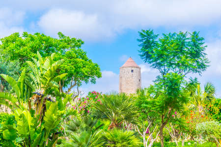 Gardens of Palazzo Parisio in Naxxar, Maltaの写真素材