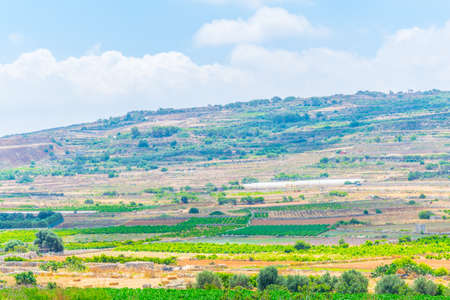 Countryside on Maltaの写真素材