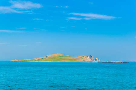 Ireland's Eye natural reserve near Dublinの写真素材