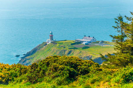 Ragged coastline of Howth peninsula near Dublin, Ireland