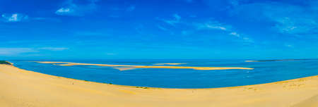 Dune du Pilat, the biggest sand dune in Europe, Franceの写真素材