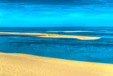 Dune du Pilat, the biggest sand dune in Europe, Franceの写真素材
