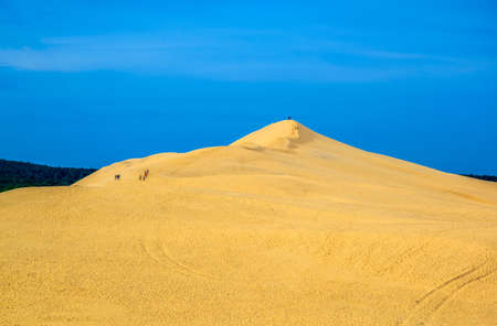 Dune du Pilat, the biggest sand dune in Europe, Franceの写真素材