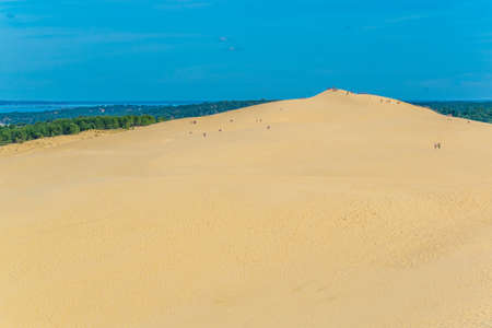 Dune du Pilat, the biggest sand dune in Europe, France