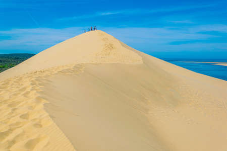 Dune du Pilat, the biggest sand dune in Europe, Franceの写真素材