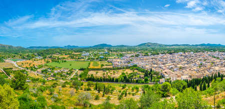 Aerial view of Arta, Mallorca, Spainの写真素材