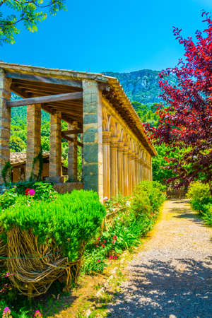 Monestir de Miramar at Mallorca, Spainの写真素材