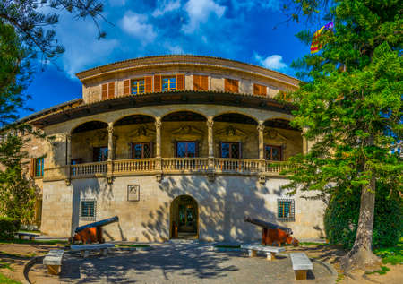 Office of the local government at Palma de Mallorca, Spainのeditorial素材