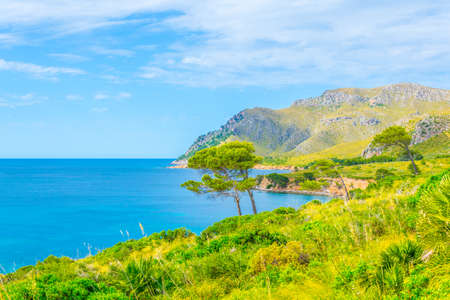 Cap Farrutx at Mallorca, Spainの写真素材