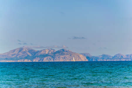 Alcudia bay at Mallorca, Spainの写真素材