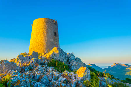 Talaia de Albercutx, Mallorca, Spainの写真素材