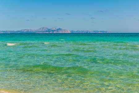 Alcudia bay at Mallorca, Spainの写真素材