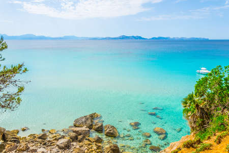 Alcudia bay at Mallorca, Spainの写真素材