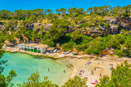 CALA PI, SPAIN, MAY 19, 2017: Cala Pi beach at Mallorca, Spainのeditorial素材