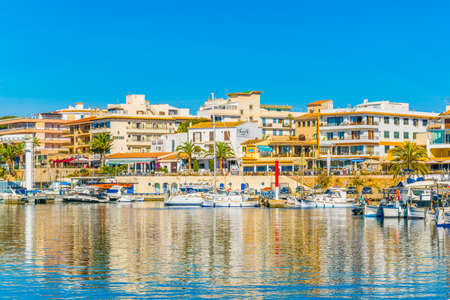 CALA RATJADA, SPAIN, MAY 21, 2017: Seaside promenade at Palma de Mallorca, Spainのeditorial素材