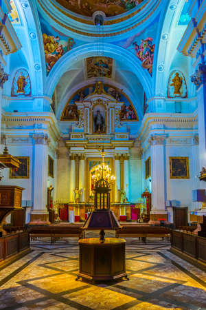 VALLDEMOSSA, SPAIN, MAY 26, 2017: Interior of Real Cartuja de Valldemossa, Mallorca, Spainのeditorial素材