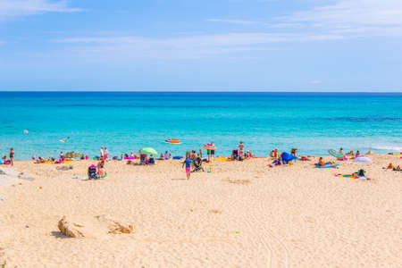CALA MESQUIDA, SPAIN, MAY 22, 2017: Cala Mesquida beach on Mallorca, Spain
