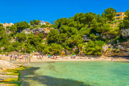 CALA PI, SPAIN, MAY 19, 2017: Cala Pi beach at Mallorca, Spainのeditorial素材