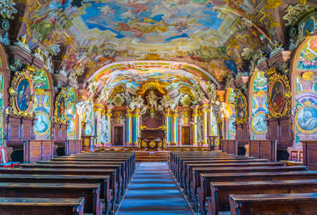WROCLAW, POLAND, MAY 28, 2017: Interior of the University of Wroclaw, Polandのeditorial素材