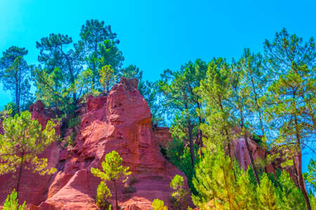 Les Ocres du Roussillon - a former ochre quarry in southern France
