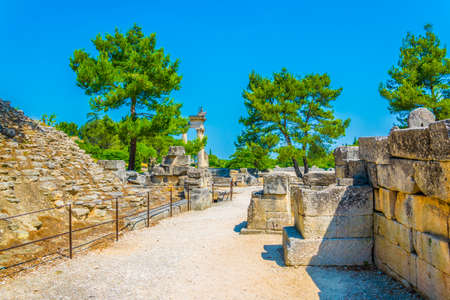 Glanum archaeological park near Saint Remy de Provence in France