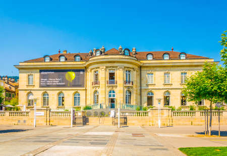VEVEY,  SWITZERLAND, JULY 18, 2017: View of the building of Alimentarium museum at Vevey, Switzerlandのeditorial素材