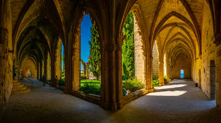 Bellapais abbey at Beylerbeyi village in Northern Cyprusのeditorial素材