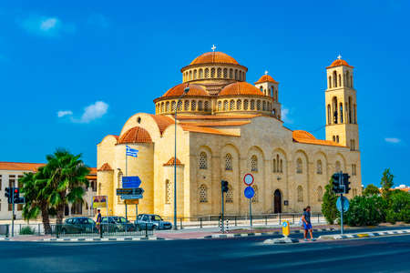 Agioi Anargyroi Church in Paphos, Cyprusのeditorial素材