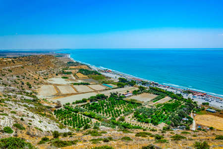 Kourion beach on Cyprusの写真素材