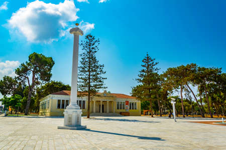 Town hall in Paphos, Cyprusの写真素材