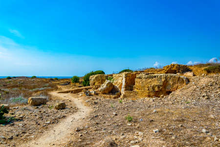 Paphos Archaeological Park on Cyprusの写真素材