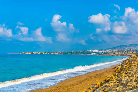 Cityscape of Coral Bay on Cyprus