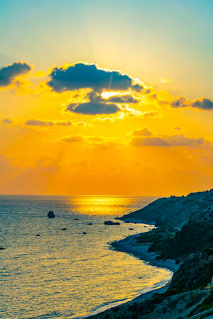 Aphordite's beach on Cyprusの写真素材