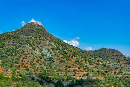 Stavrovouni monastery on Cyprusの写真素材