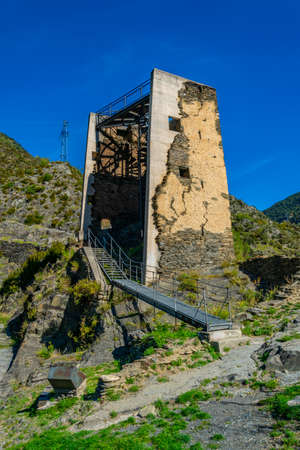 Ruins of Torre dels Moros near Encamp, Andorra