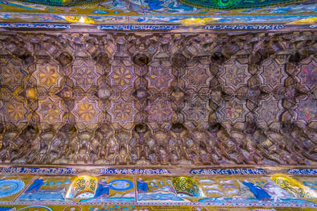 PALERMO, ITALY, APRIL 23, 2017: Interior of Cappella palatina inside of the palazzo dei Normanni in Palermo, Sicily, Italyのeditorial素材