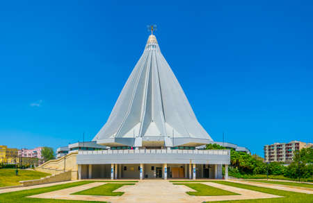 Sanctuary of Our Lady of Tears in Syracuse, Sicily, Italyの写真素材