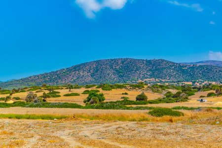Ragged coast of Akamas peninsula on Cyprus