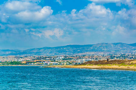 Cityscape of Paphos on Cyprus
