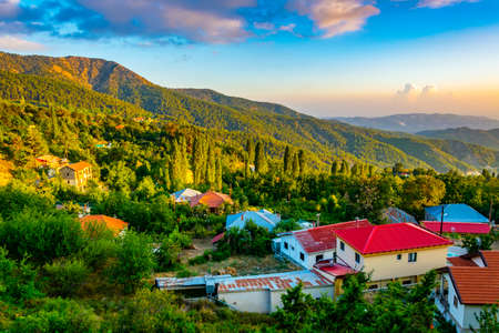 Prodromos village on Cyprusの写真素材
