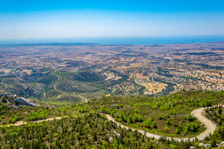 Rural countryside of Northern Cyprusの写真素材