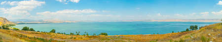 Sea of Galilee in Israelの写真素材