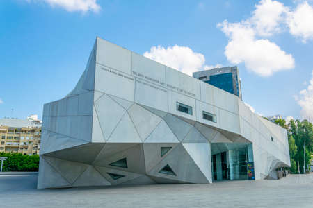 TEL AVIV, ISRAEL, SEPTEMBER 10, 2018: Tel Aviv museum of arts center, Israelのeditorial素材