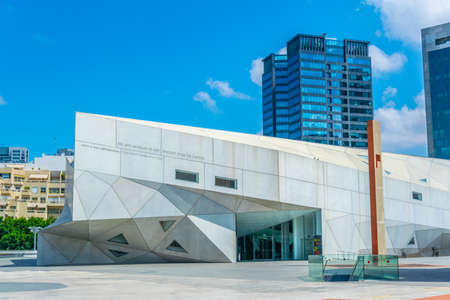 TEL AVIV, ISRAEL, SEPTEMBER 10, 2018: Tel Aviv museum of arts center, Israelのeditorial素材