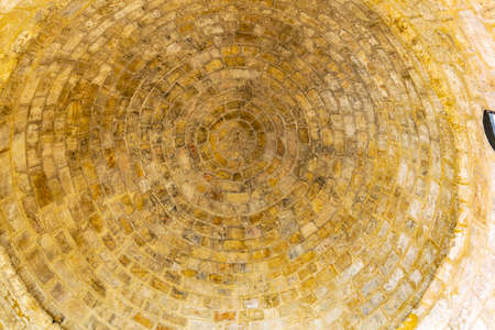 JERUSALEM, ISRAEL, SEPTEMBER 8, 2018: Interior of the Chapel of Ascension in Jerusalem, Israelのeditorial素材