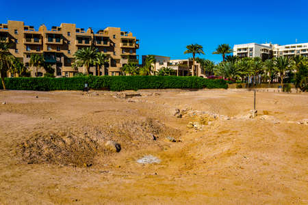 Ruins of ancient city Ayla in Aqaba, Jordan