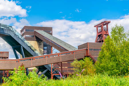 Industrial complex Zollverein hosts a regional museum in the former coal Washery, Essen, Germanyのeditorial素材