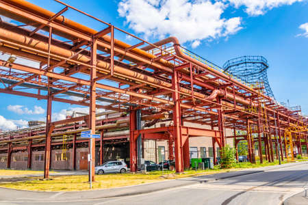 Kokerei building inside of the industrial complex Zollverein in Essen, Germanyのeditorial素材